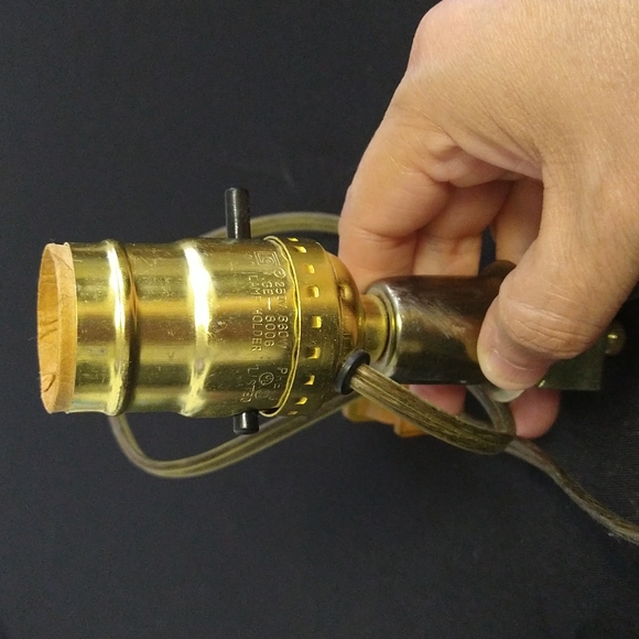 Vintage Basket Adapter w/ Brown Cord - Picture 5 of 5